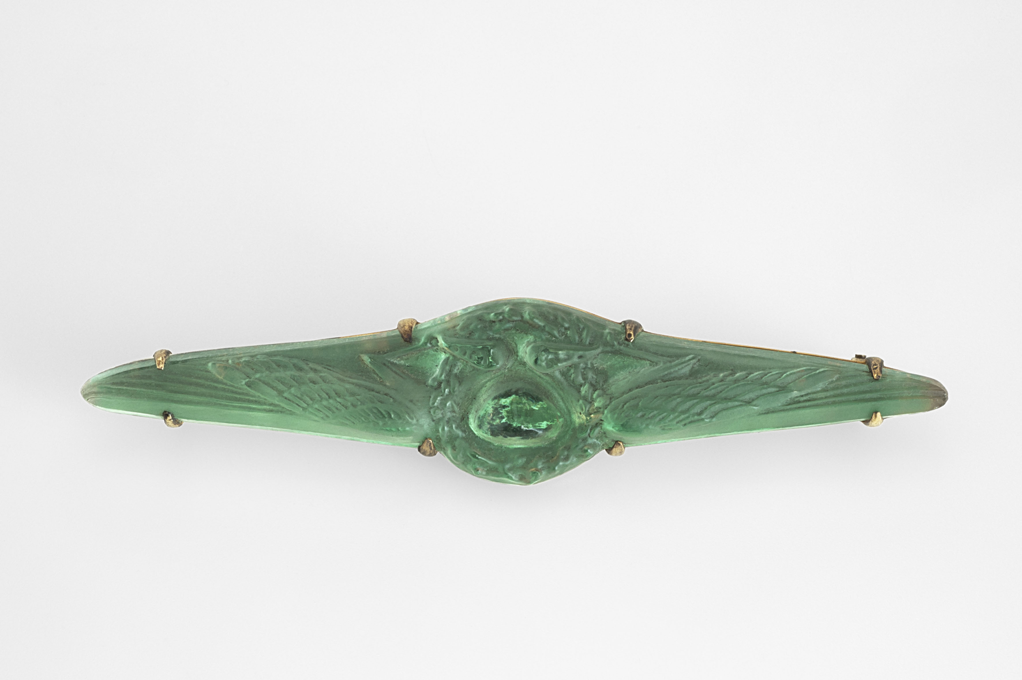 Broche Lalique Deux Aigles