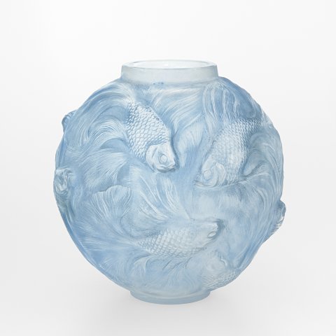 Formose vaas (blauw) - René Lalique