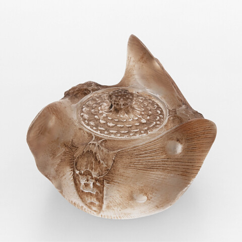 Trois Papillons inktpot Lalique 1912 sepia